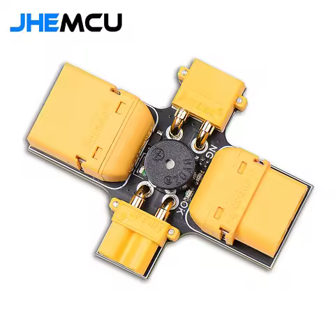 JHEMCU XT30-XT60 Short Circuit Protector, Built-in Sound Alarm 1-8S Lipo 30V, 2.5A-3.5A for RC FPV D