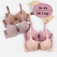 3/4 Coverage Plus Size Bra (36-46D) Comfortable & Supportive with Wire