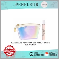 PERFLEUR | KATE SPADE NEW YORK EDP 7.5ML + PURSE FOR WOMEN ( PERFUME / FRAGRANCE / TRAVELLING KIT )