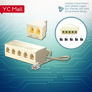 RJ11 6P4C Telephone 5 Way Splitter Extension 1 Male to 5 Female Adapter Extension Plug