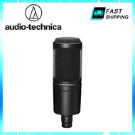 Audio Technica AT2020 Cardioid Medium Diaphragm Condenser Mic Microphone Full Bundle (AT 2020)