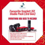 🔥 Focusrite Scarlett 2i2 Studio Pack (3rd Generation) Professional Recording Device 🔥 专业录音界面/声卡
