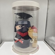 全新現貨 畢業公仔 火影忍者 旗木卡卡西 畢業公仔花束 畢業花束 禮物 畢業胞 畢業bear 畢業熊仔 幼稚園畢業 大學畢業 Graduation bear 畢業熊仔禮物 #畢業公仔訂做#畢業公仔袍#