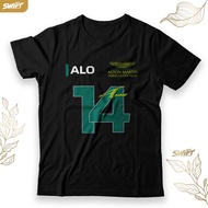 Fernando Alonso 14 Aston Martin f1 TSHIRT DISTRO CLOTHES