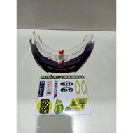 Spoiler KYT R10 + KYT rc7 + KYT K2R + bonos sticker