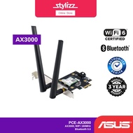 Asus PCE-AX3000 AX3000 Dual Band WiFi 6 (802.11ax), Bluetooth 5.0, WPA3, OFDMA and MU-MIMO PCI-E Ada