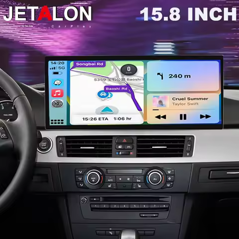 15.8” Car Radio For BMW 3 Series E90 2004-2012 CIC CCC SYSTEM GPS Navigation Multimedia Display Head