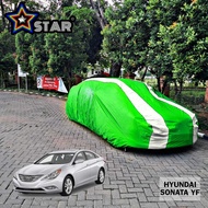 HIJAU HYUNDAI Body Cover SONATA YF Green Strip 2 Silver Car Cover PREMIUM Green Silver Color