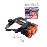 Senter Kepala 5 LED Senter Mitsuyama MS-177P 4 Mode 5 LED Senter Outdoor