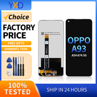 LCD với khung cho Oppo A74 / A93 / A54 5g Màn hình LCD Bộ linh kiện số của màn hình cảm ứng Bộ phận