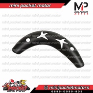 Cover Knalpot Pelindung Knalpot Plastik Motor Mini Trail 50cc 2T Tarik