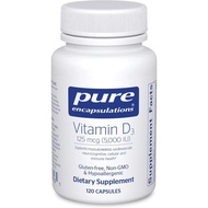 Pure Encapsulations Vitamin D3 125 mcg (5,000 IU) -  to, Joint, Breast, Heart, Colon, and Immune Hea