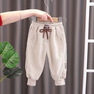 Children Clothing Pants Hot Sale Baby Children Kids Boys Girls Cute Cartoon Solid Causal Causal Pant