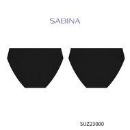 (Bộ 2 cái) Quần Lót Lưng Vừa Cạp Ngắn Màu Trơn Panty Zone By Sabina SUZ23000