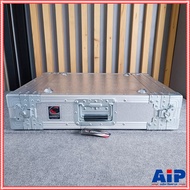 COMPACT M-2U RACK 2 Front-Rear Covers Depth 19 Inches Aluminum Surface Deep 19" RACK2U Ai-Phaisan