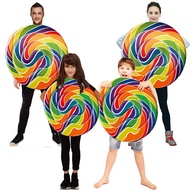 Candy Funny Lollipop Carnival Cosplay Cos Costume EYEBERRY Family Party Costumes