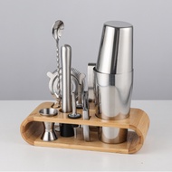 แก้ว เชคค็อกเทล Cocktail Shaker Stainless Steel Cobbler Shaker Pot Shaker Cup Martini Bartender Tool