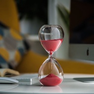 4.25 Simple Hourglass Ornaments 5/10/15/20/30 Minutes Transparent Home Timer Ornaments