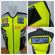 Langka Rompi Security Tebal/ Rompi Satpam/Sap/Patroli/ Secom