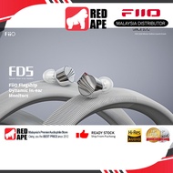 FiiO FD5 In-Ear Monitors: 12mm Beryllium-Coated DLC Diaphragm Single Dynamic Driver Interchangeable