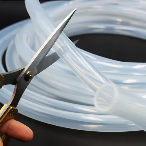 1M 5M Food Water Pipe Transparent Silicone Rubber Hose 2 3 4 5 6 7 8 9 10 12 14mm Flexible Nontoxic 