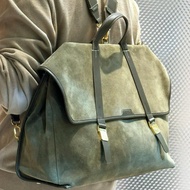 Songmont Travel Briefcase [Free Gourd Ornaments] Genderless Retro Suede Crossbody Backpack