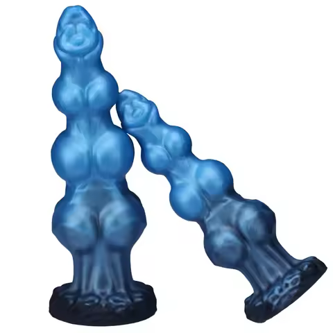 Consolador con nudo de perro nacarado, tapón Anal monstruo, dilatador Anal de penetración, masturbad