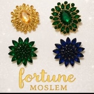 FB01 Large Premium Luxury Hijab Brooch ((Without Box))