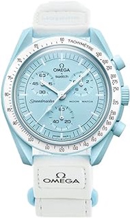 Omega x Swatch Moon Swatch Mission to Uranus Speedmaster Blue - New…, Blue, strap