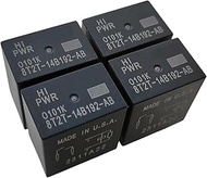 4pcs 8T2T-14B192-AB 12VDC 30A Automotive High Power Relay 4 Pin Compatible for Ford Vehicles