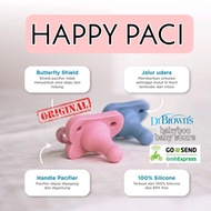 Dr Brown Pacifier 0-6 months Happy Paci One Piece | Gala Pacifier | Baby Pacifier | Baby Pacifier So