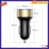 ️ Premium QC 3.0 + 2.4A (Black) smart car battery charger