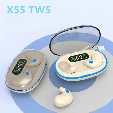NEW X55 TWS Wireless Bluetooth Earbuds headset Waterproof Earphones Mini earpiece TWS Stereo Headpho