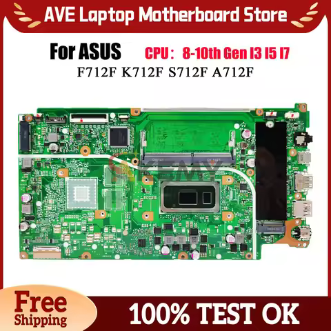 X712FA Laptop Motherboard For ASUS X712FJG X712FL X712FB F712F A712F X712FF X712FJ S712F X712F K712F