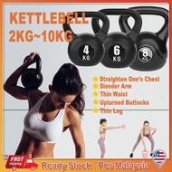 2-10kg Kettlebell 2kg/6kg/8kg/10kg Candy Colored PVC Kettle bell Home Workout Equipment