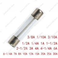 Glass slow delay fuse MDL-1/8 0.125A 125MA 250V 6 * 32MM