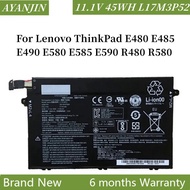 L17M3P52 Laptop Battery for Lenovo ThinkPad E480 E485 E490 E580 E585 E590 R480 R580 L17C3P51 L17L3P5
