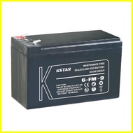 ♞,♘,♙KStar 6-FM-9 Maintenance Free Sealed Lead Acid Battery 9ah for UPS and Other Applications KECO