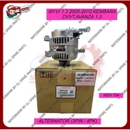 ALTERNATOR OEM DENSO NEW PERODUA MYVI 1.3 2005-2010 KEMBARA DVVT TOYOTA AVANZA 1.3 (70A) 3PIN 4PK 27