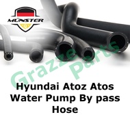 Münster Water Pump By pass Rubber Hose 25471-02501 / 25472-02501 for Hyundai Atoz Atos 1.0