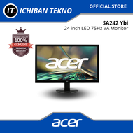 Acer 24" SA242 Ybi LED VA 75hz FreeSync 1080p, vga HDMI, vesa