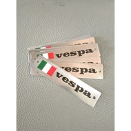 VESPA ITALY STAINLESS EMBLEM