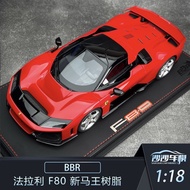 Sasha Car Model BBR 1: 18 Ferrari F80 New Horse King Resin Supercar Collectible Ornaments