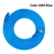 ( Cat6 )⚡สายแลน Lan Cat6 สายแลนเน็ต หัว LAN สายเคเบิลเครือข่ายเนทเวิร์ค ระดับกิ๊กกะบิต 10/20/30เมตร รองรับInternet ระดับกิ๊กกะบิต แข็งแรง ทนทาน Router Network Cable