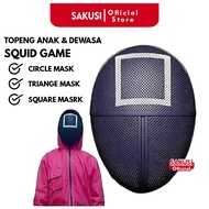 SQUID GAME MASK CHILDREN'S TOY/SQUID GAME MASK Squid Game Mask Halloween Mask Costume