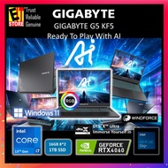 Gigabyte Laptop G5 KF5 AI Gaming (i7-13620H/16GB DDR5 /1TB SSD/ 15.6'' FHD 144HZ/ NVIDIA RTX4060 8GB / RGB KEYBOARD/ W11/2Y/BAG) H3MY354KH