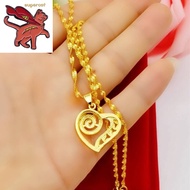 necklace women 916 gold Fasion Jewellery Original Saudi Gold 18K Pawnable Necklace for Woman Bangkok Gold Necklace