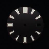Semi matte Black 62Mas style dial for Seiko 7s26, 7s36, 4r36, NH35, NH36A, etc.