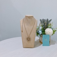 TK1767  Chanel香奈兒珍珠拼綠寶石圓形頸鏈CC Logo Long Necklace Pearl X GHW