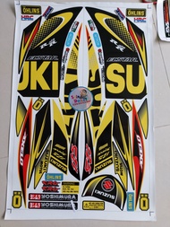 Tem axelo suzuki chữ su móc câu